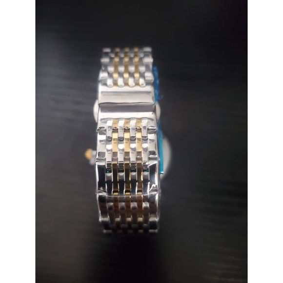 🔥BRAND NEW Chronos Luxury Two Tone Day Date Men's 43mm Watch - Picture 3 of 5